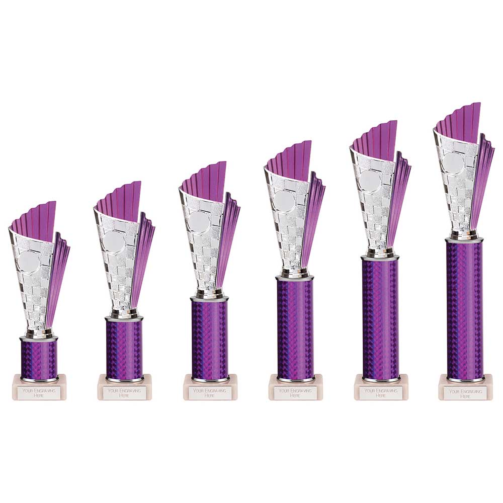 Flash Plastic Trophy Purple