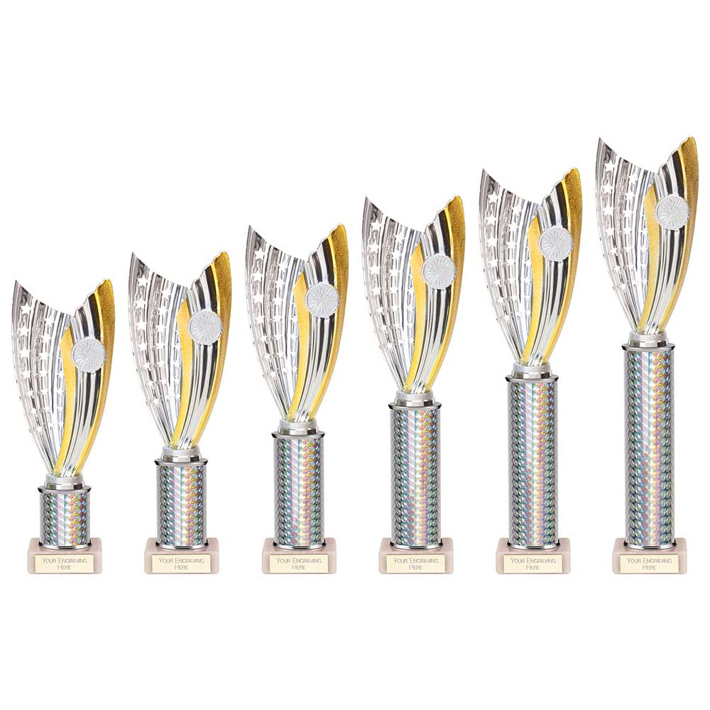 Glamstar Plastic Trophy Silver