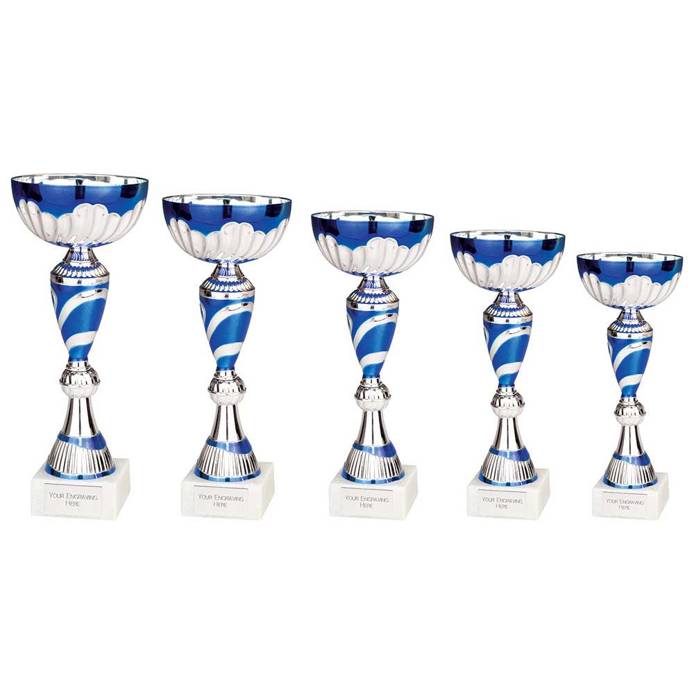 Omega Cup Silver & Blue