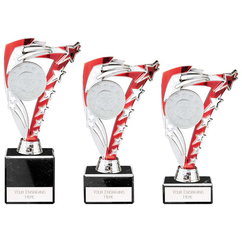 Frenzy Multisport Trophy Silver & Red
