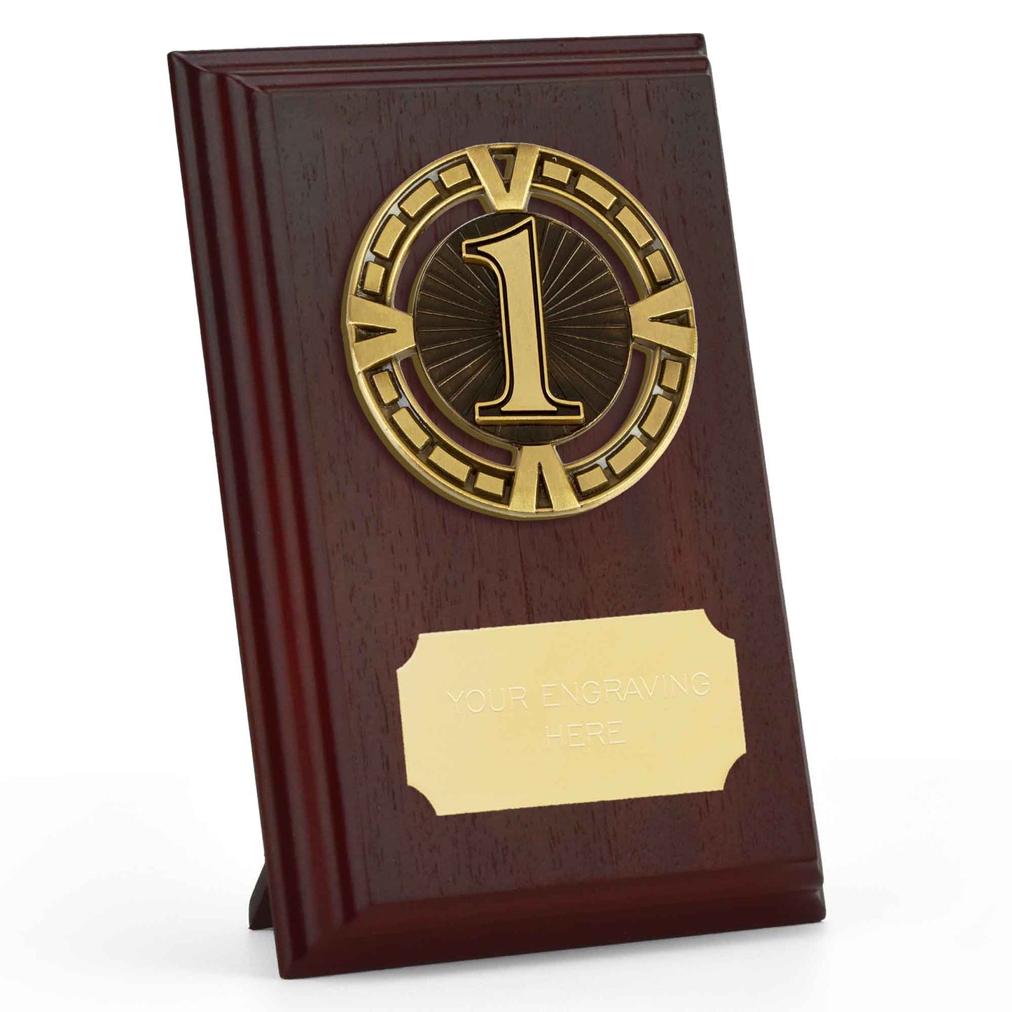 Prize Ruby Wood Varsity No. 1 Plaque 15cm (6")