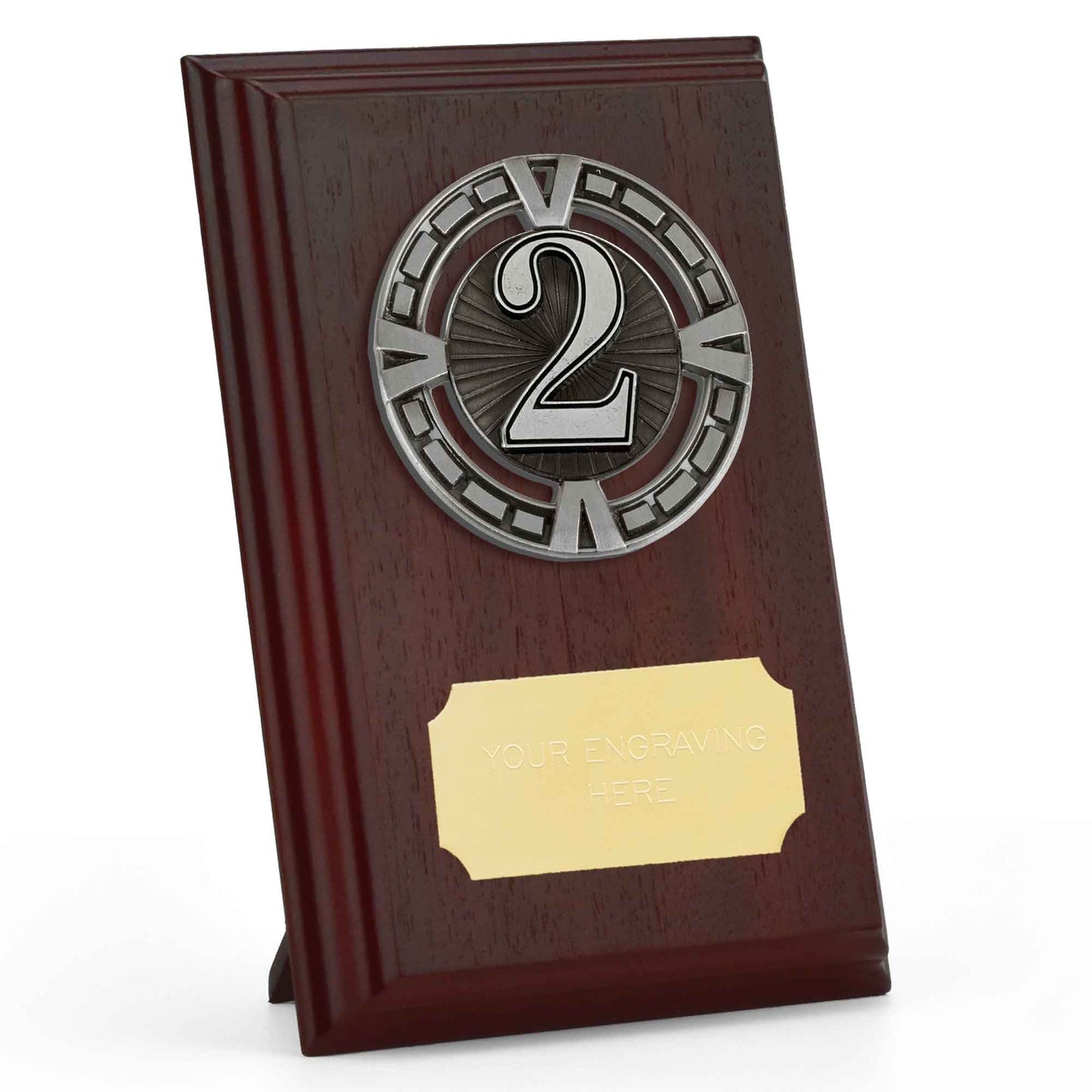 Prize Ruby Wood Varsity No. 2 Plaque 15cm (6")