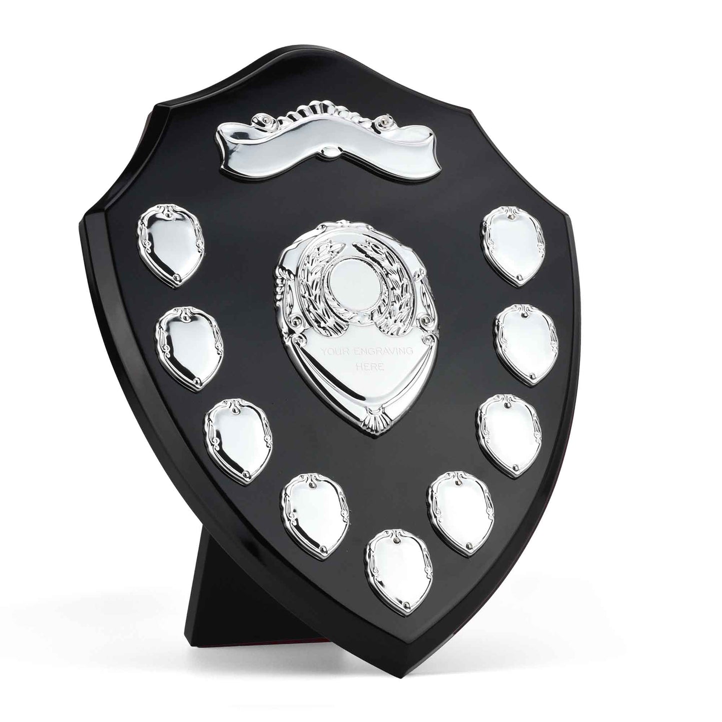 Triumph Black & Silver Annual with Top Scroll 30.5cm (12")