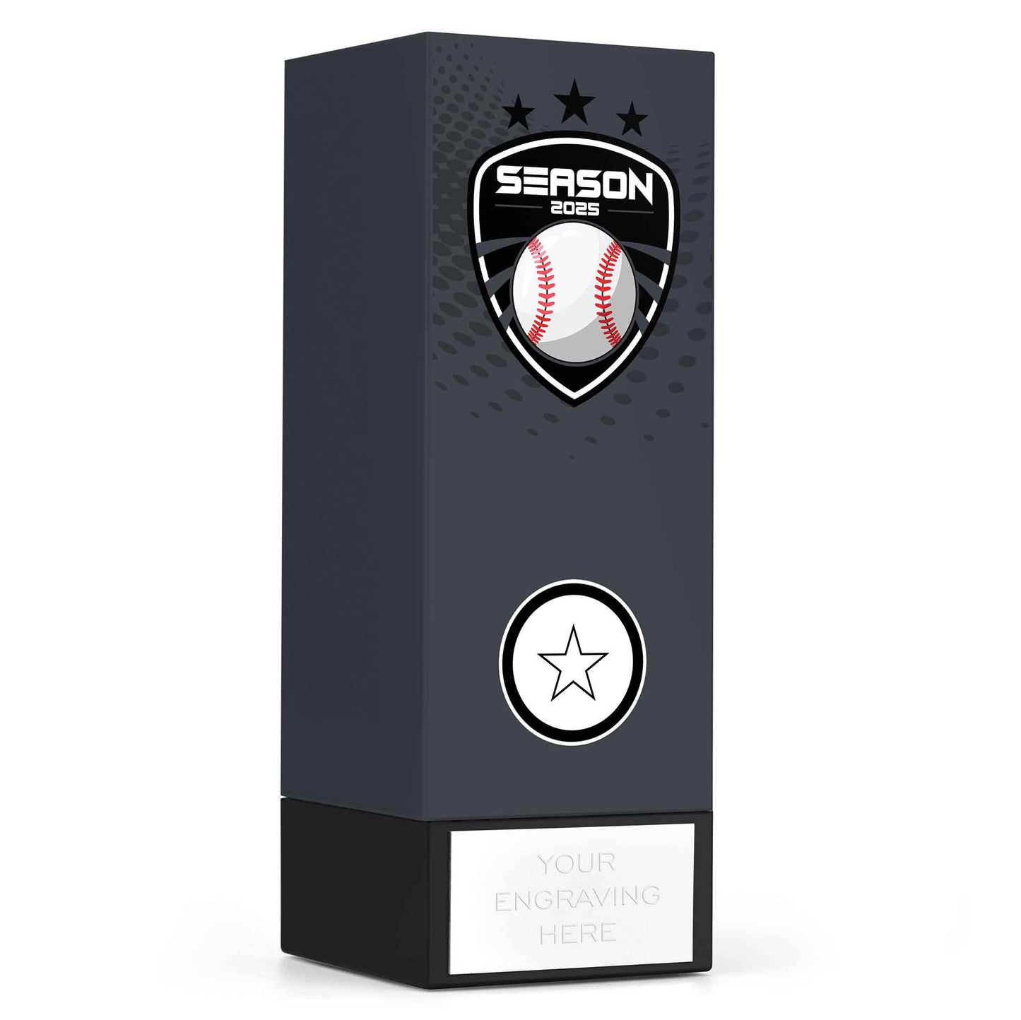 Geo Block Icon Grey Baseball Season 24/25 17cm (6 3/4")