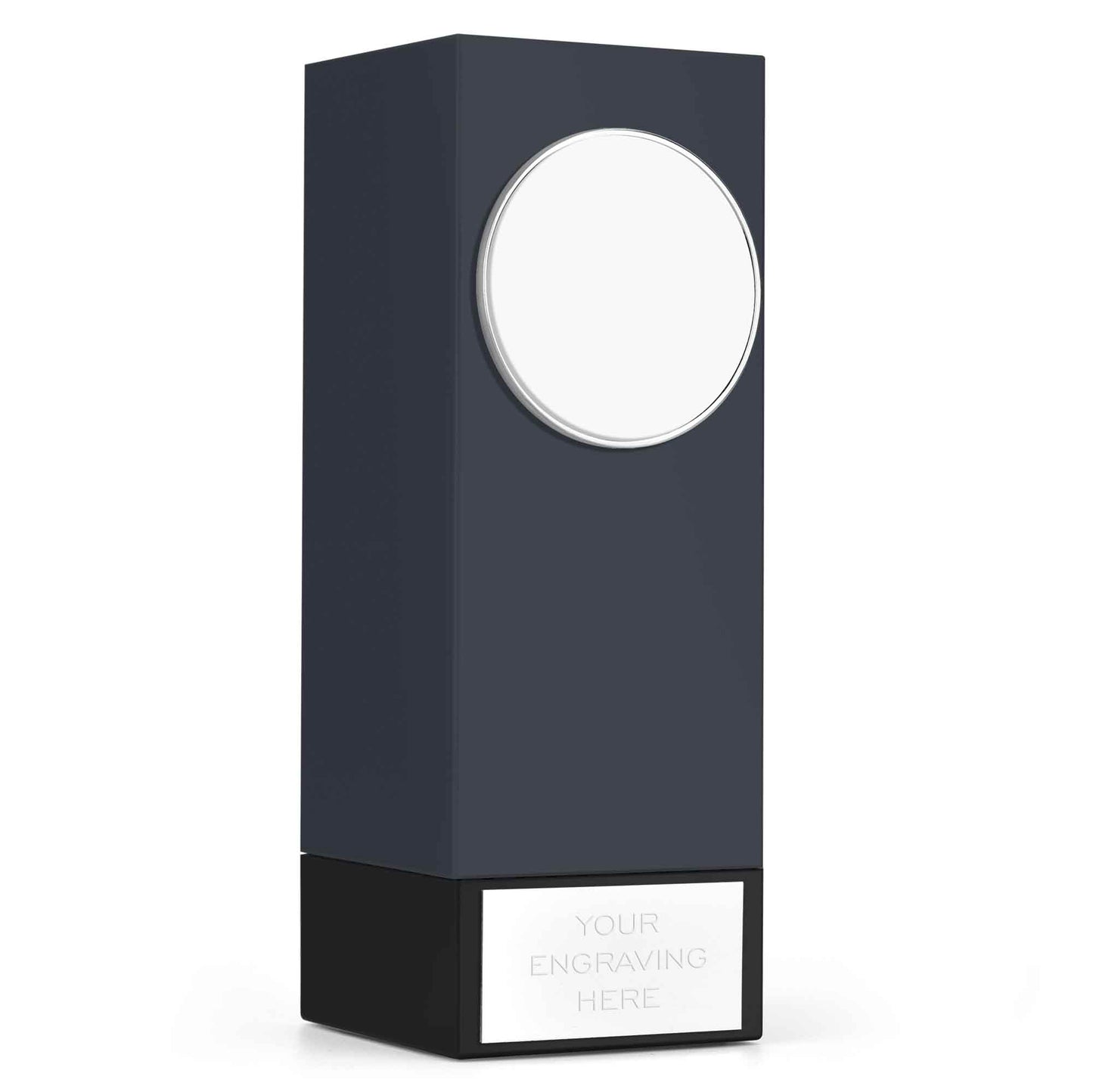 Geo Block Showcase Grey 17cm (6 3/4")