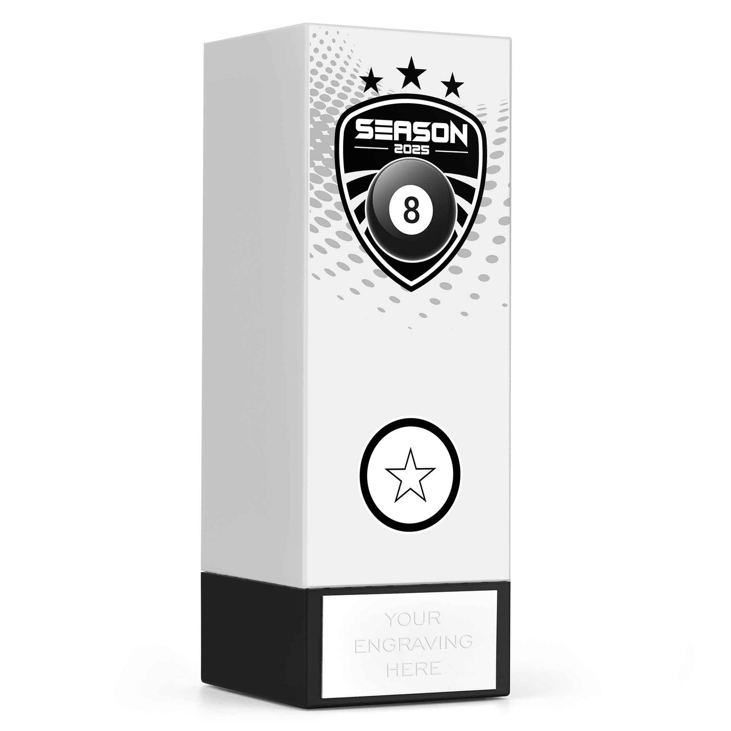Geo Block Icon White Pool Season 24/25 17cm (6 3/4")