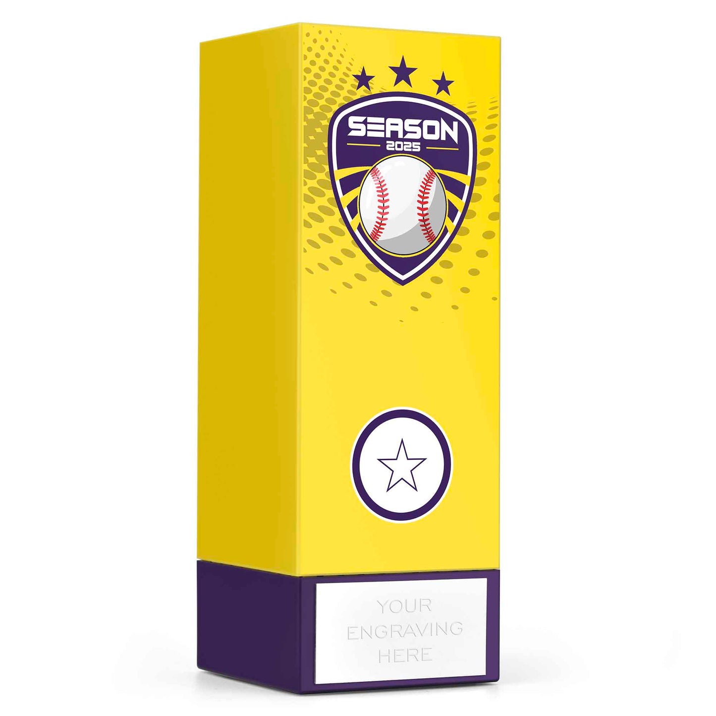Geo Block Icon Yellow Baseball Season 24/25 17cm (6 3/4")
