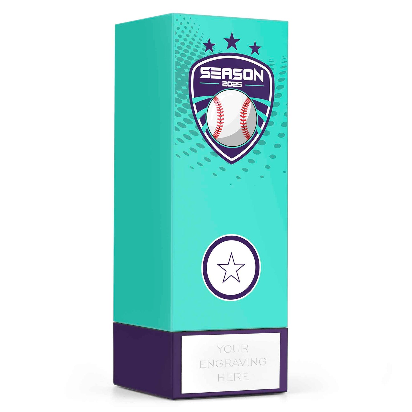Geo Block Icon Teal Baseball Season 24/25 17cm (6 3/4")