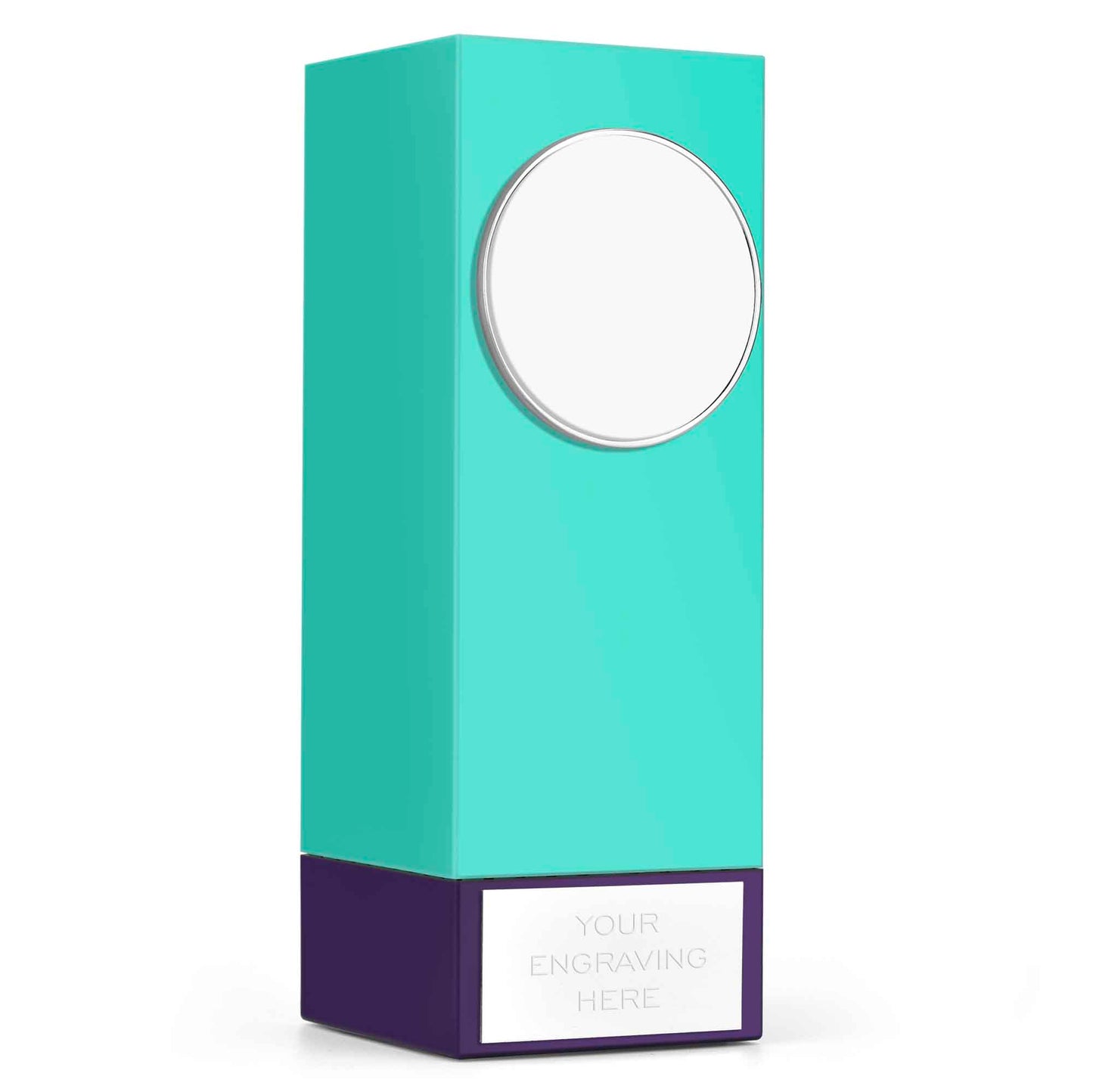Geo Block Showcase Teal 17cm (6 3/4")