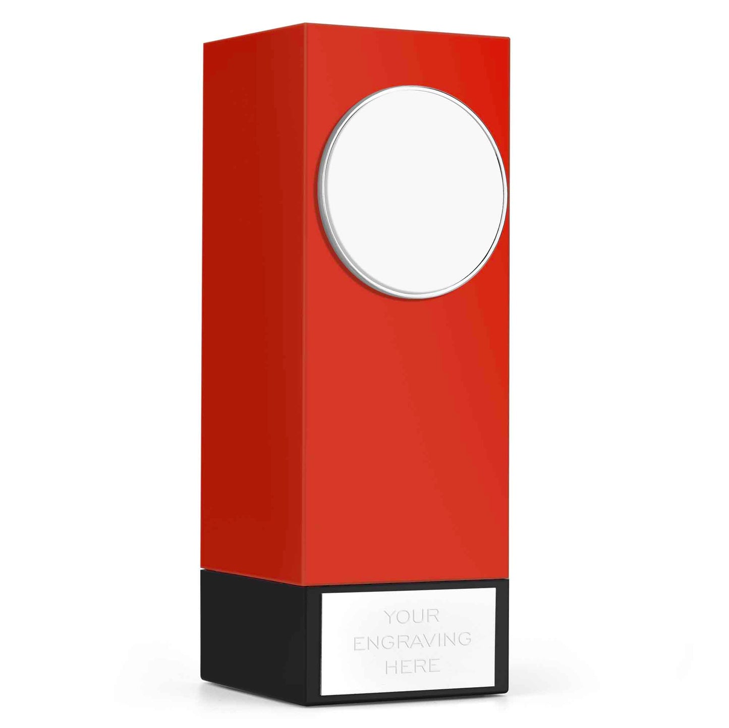 Geo Block Showcase Red17cm (6 3/4")