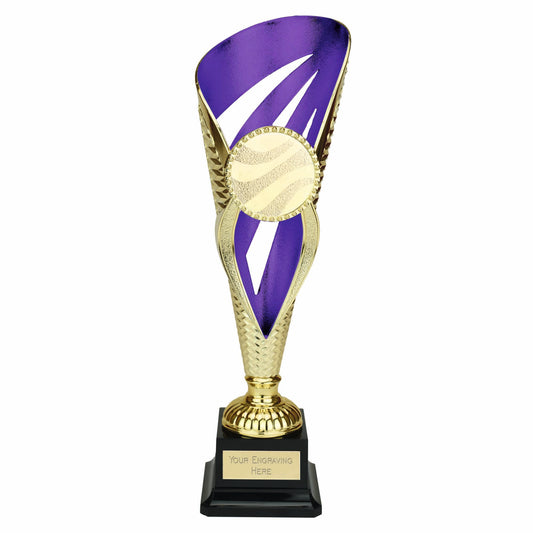 Grand Voyager Purple & Gold Detailed Trophy Cup 33cm (13")