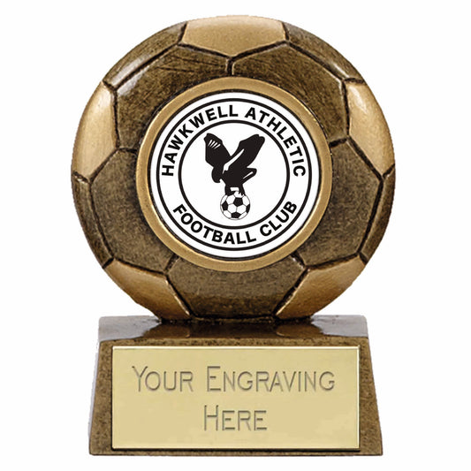 Mini Gold Resin Football Trophy 6.5cm (2 5/8")
