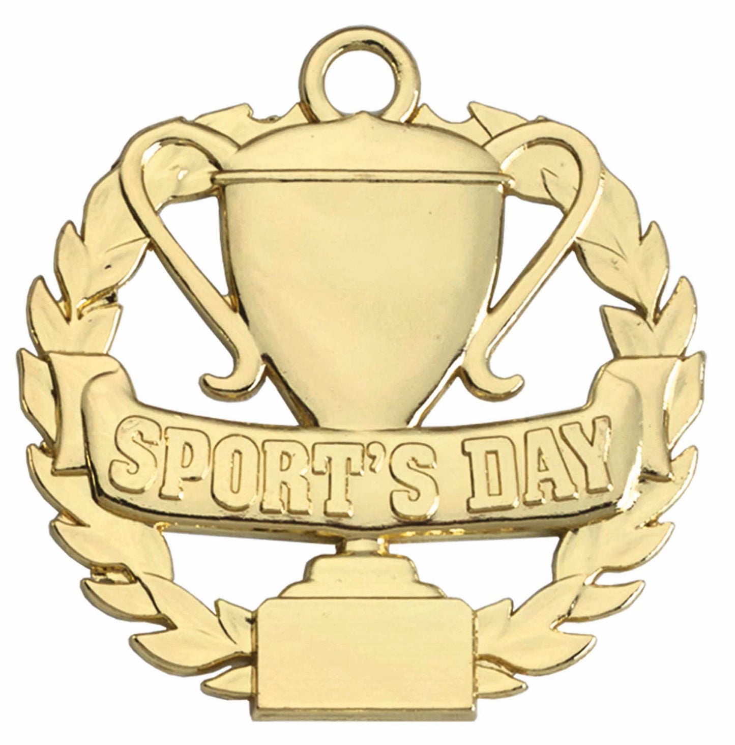 Gold Laurel Sports Day Medal 50mm