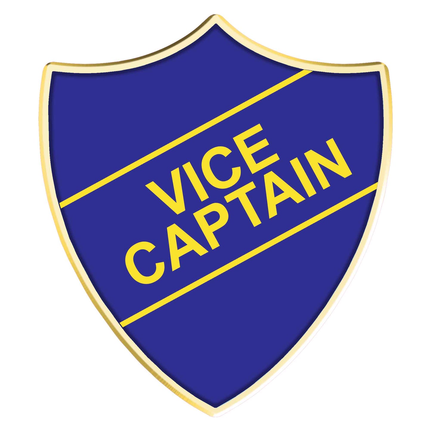 Blue Vice Captain Shield Badge