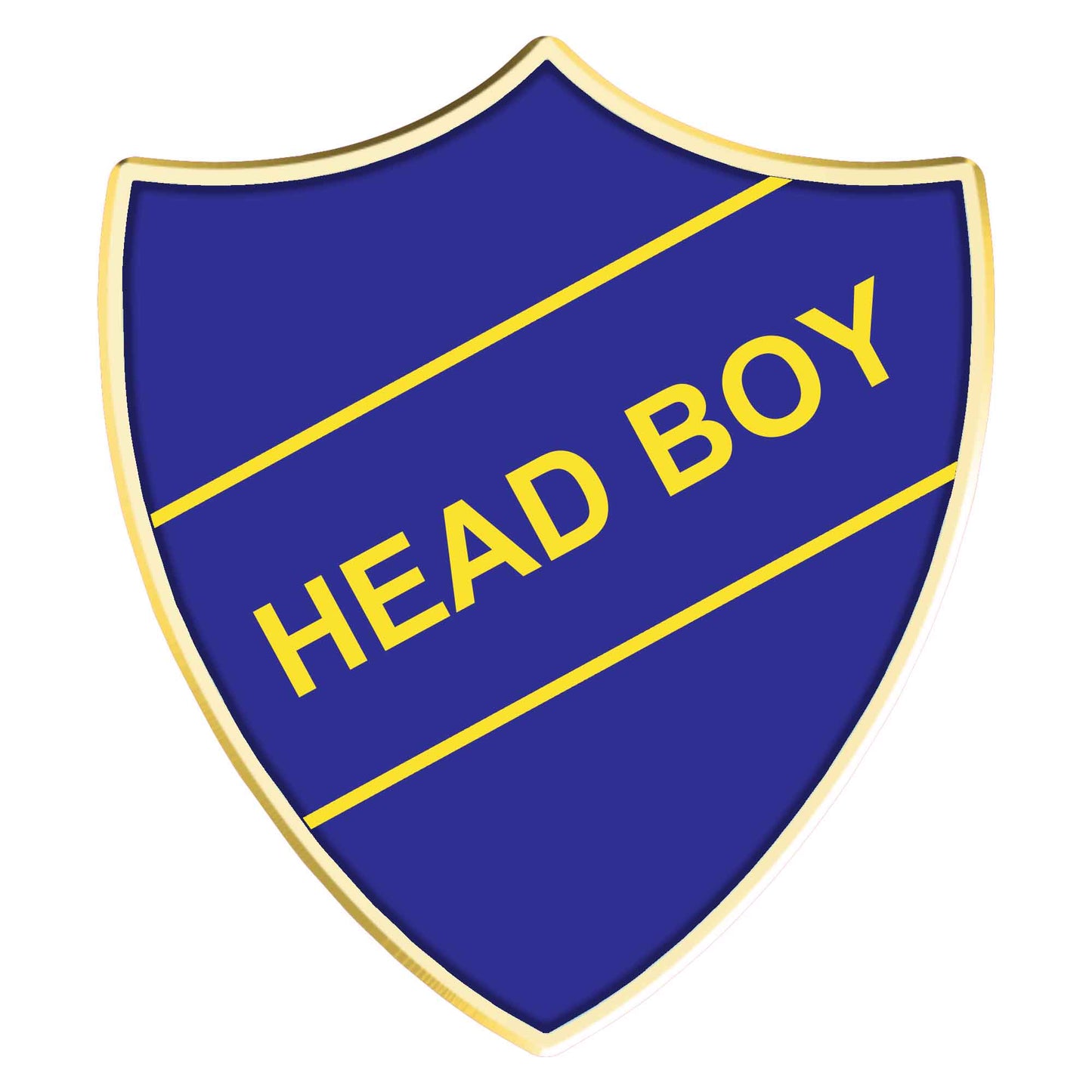 Blue Head Boy Shield Badge