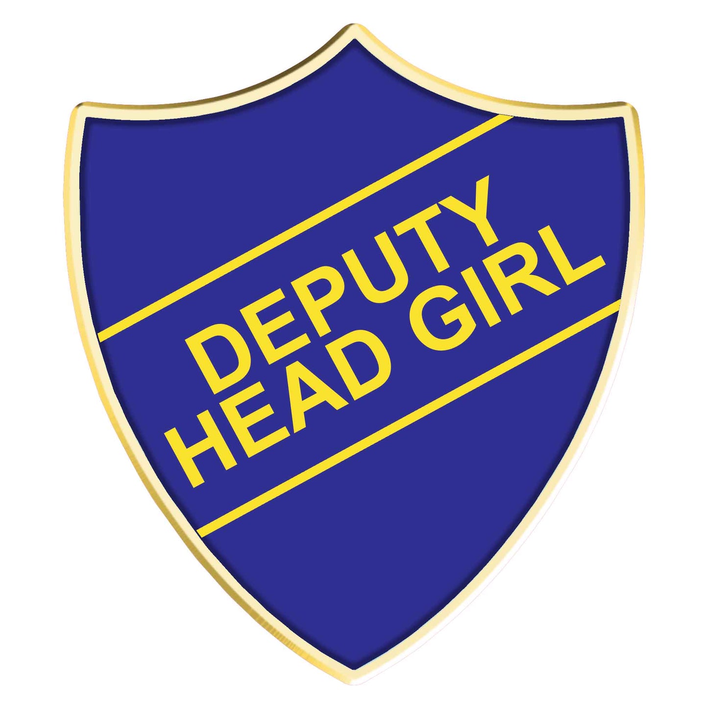Blue DTY Head Girl Shield Badge
