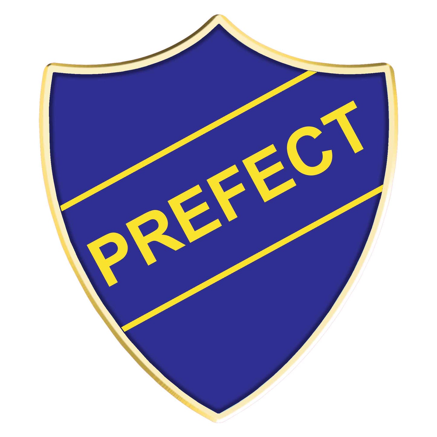 Blue Prefect Shield Badge