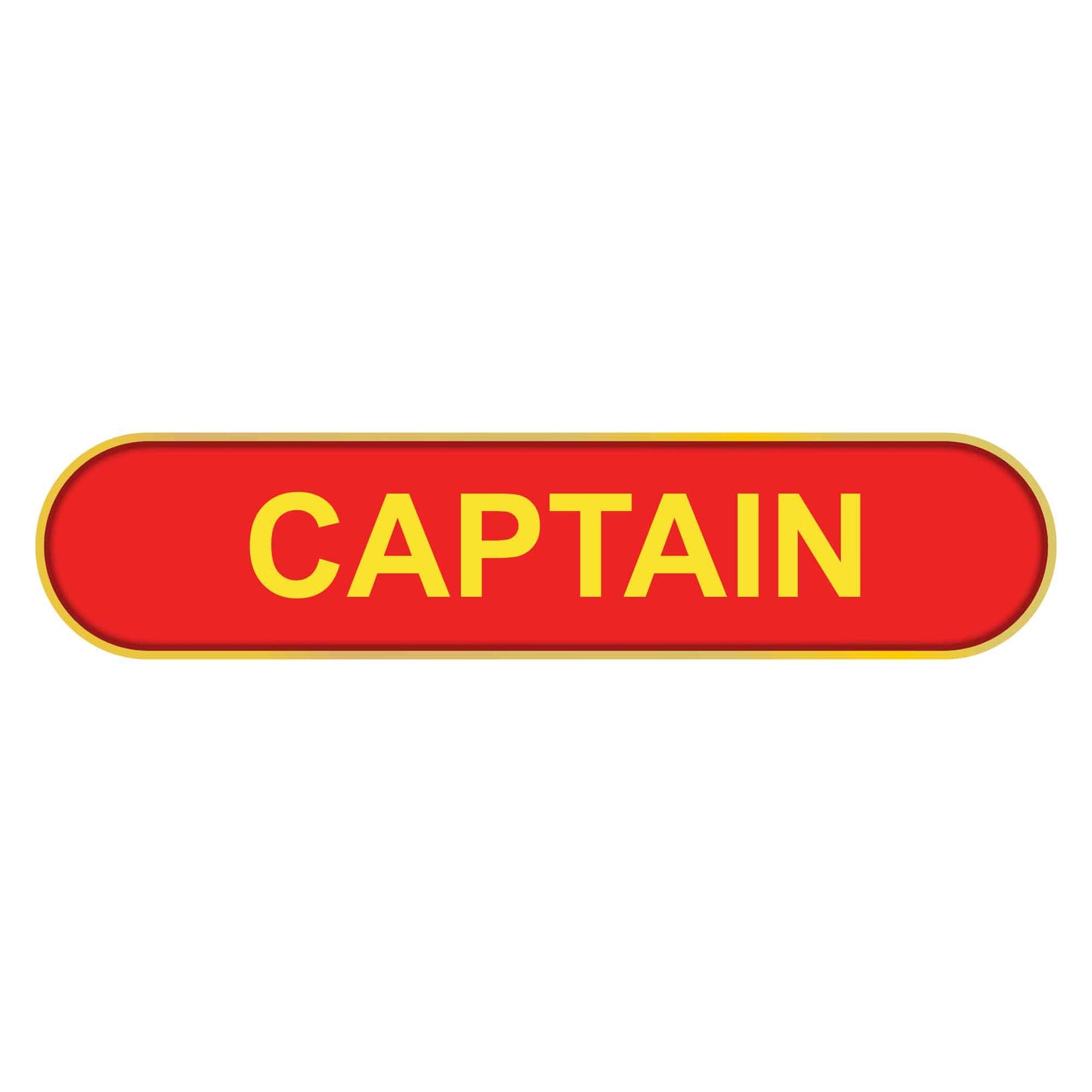Blue Captain Bar Badge