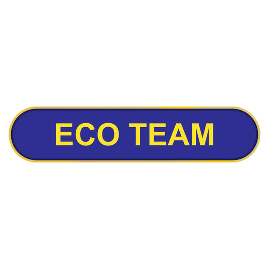 Blue Eco Team Bar Badge