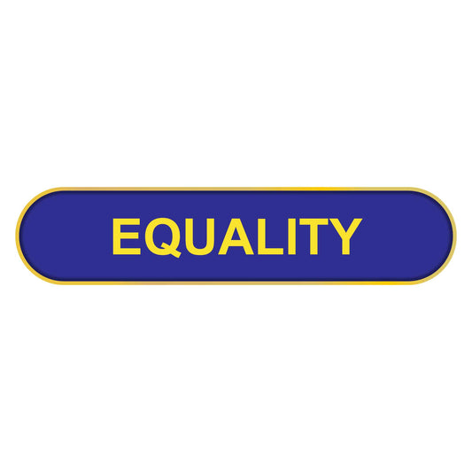 Blue Equality Bar Badge