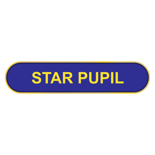 Blue Star Pupil Bar Badge