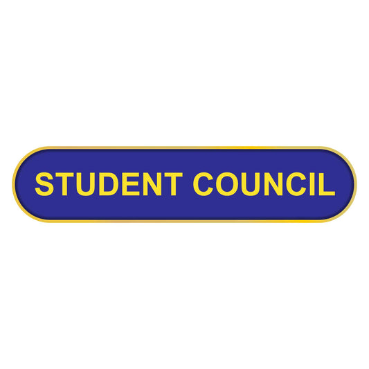 Blue Student Council Bar Badge