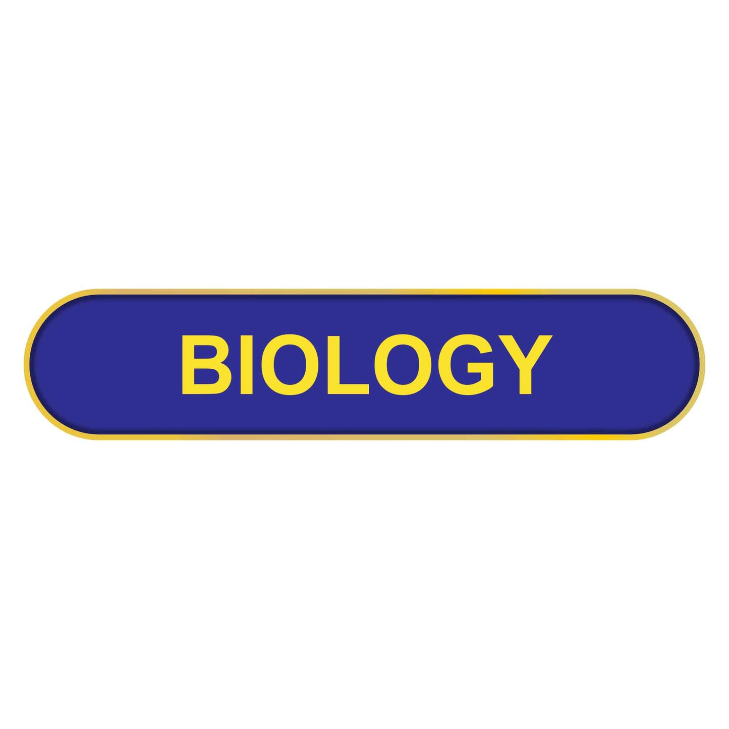 Blue Biology Bar Badge