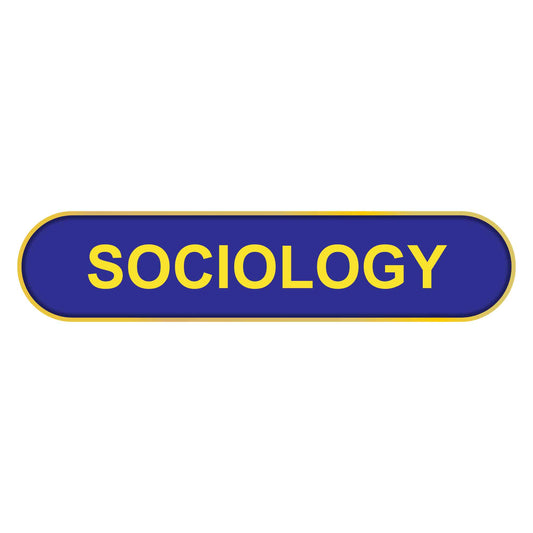 Blue Sociology Bar Badge