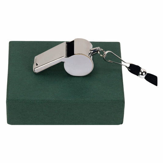 Hampton Silver Plated Whistle In Gift Box 5cm (2")