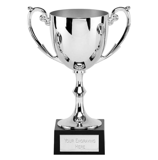 Silver Recognition Cast Cup on a Marble Base 24cm (9 1/2")
