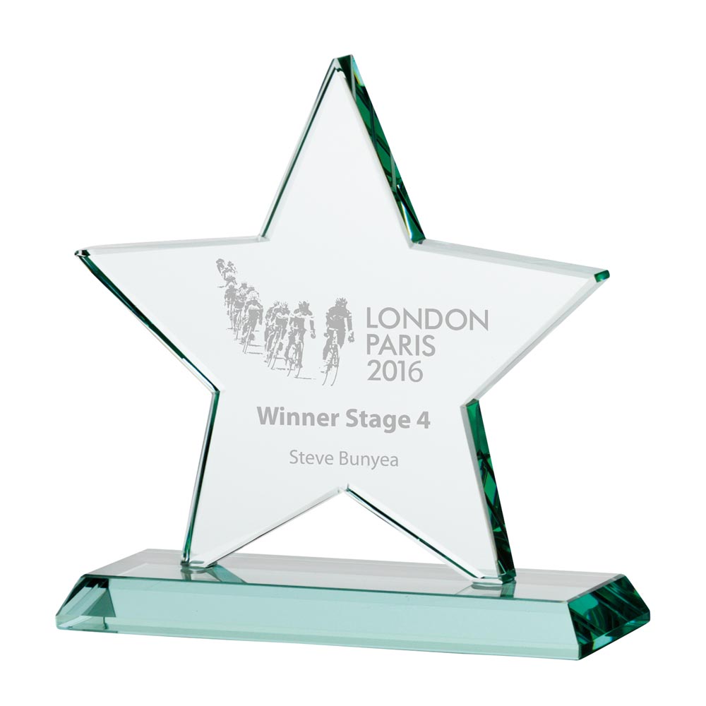 Galaxy Star Jade Glass Award