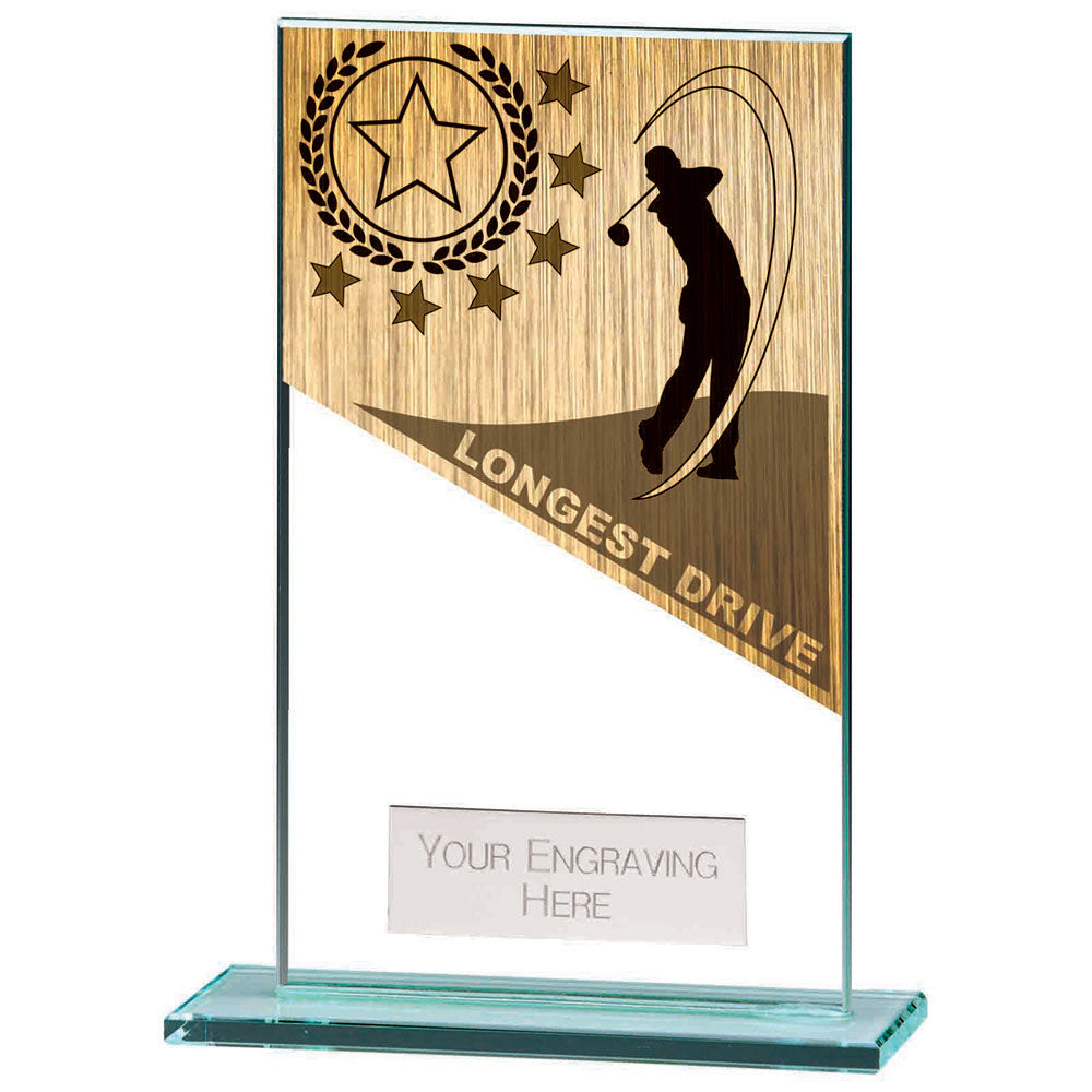 Mustang Longest Drive Jade Glass Award