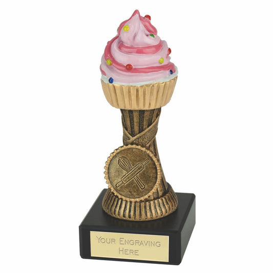 Orb Cupcake Award on a Marble Base 13cm (5 1/8")