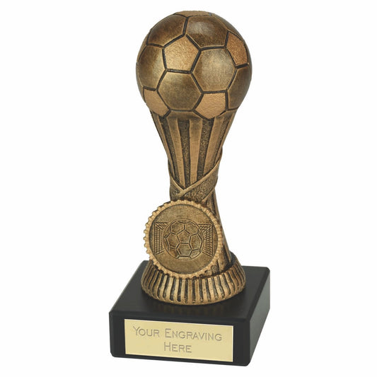 Orb Football Award on a Marble Base 13cm (5 1/8")