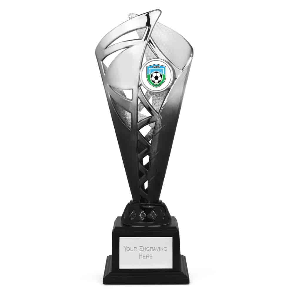 Ignite Silver & Blue Monument Trophy Cup 24.5cm (9 3/4")