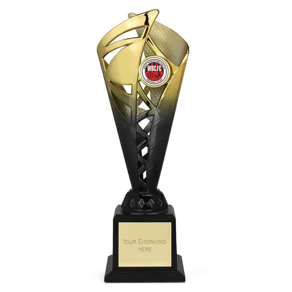 Ignite Silver & Blue Monument Trophy Cup 26cm (10 1/4")