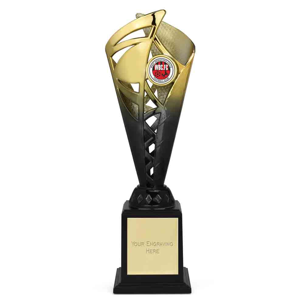 Ignite Silver & Blue Monument Trophy Cup 28cm (11")