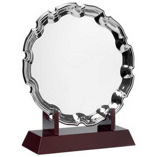 SILVER PLATED 'CHIPPENDALE' SALVER (6")