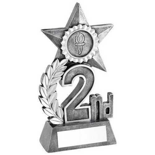 LEAF AND STAR AWARD WITH PLATE (1in CENTRE)