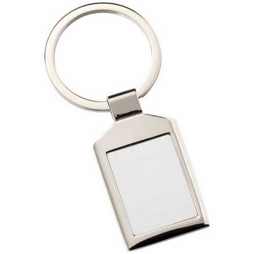 METAL RECTANGLE KEYRING - 1.5in