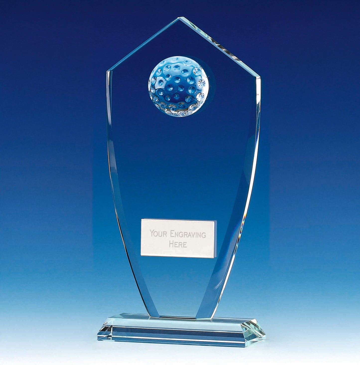 Flared Peak Body Glass Golf Award 17.5cm (7")