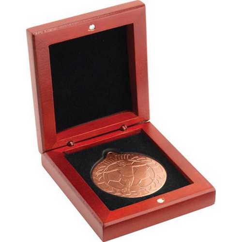 ROSEWOOD MEDAL BOX (50mm RECESS)