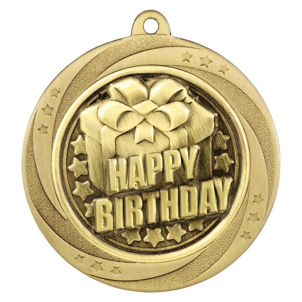 Superstar Happy Birthday Medal