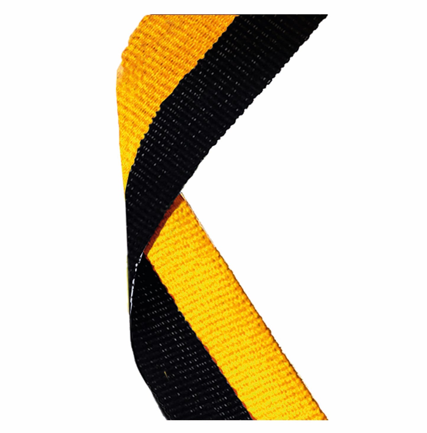 Black & Gold Medal Ribbon 76cm (30")