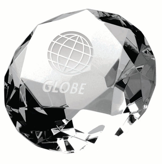 Essence Clear Diamond Paperweight 80mm (3")