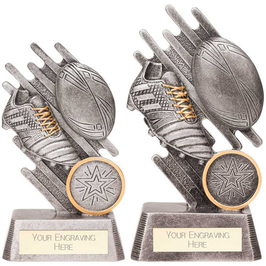Focus Rugby Boot & Ball Award Silver