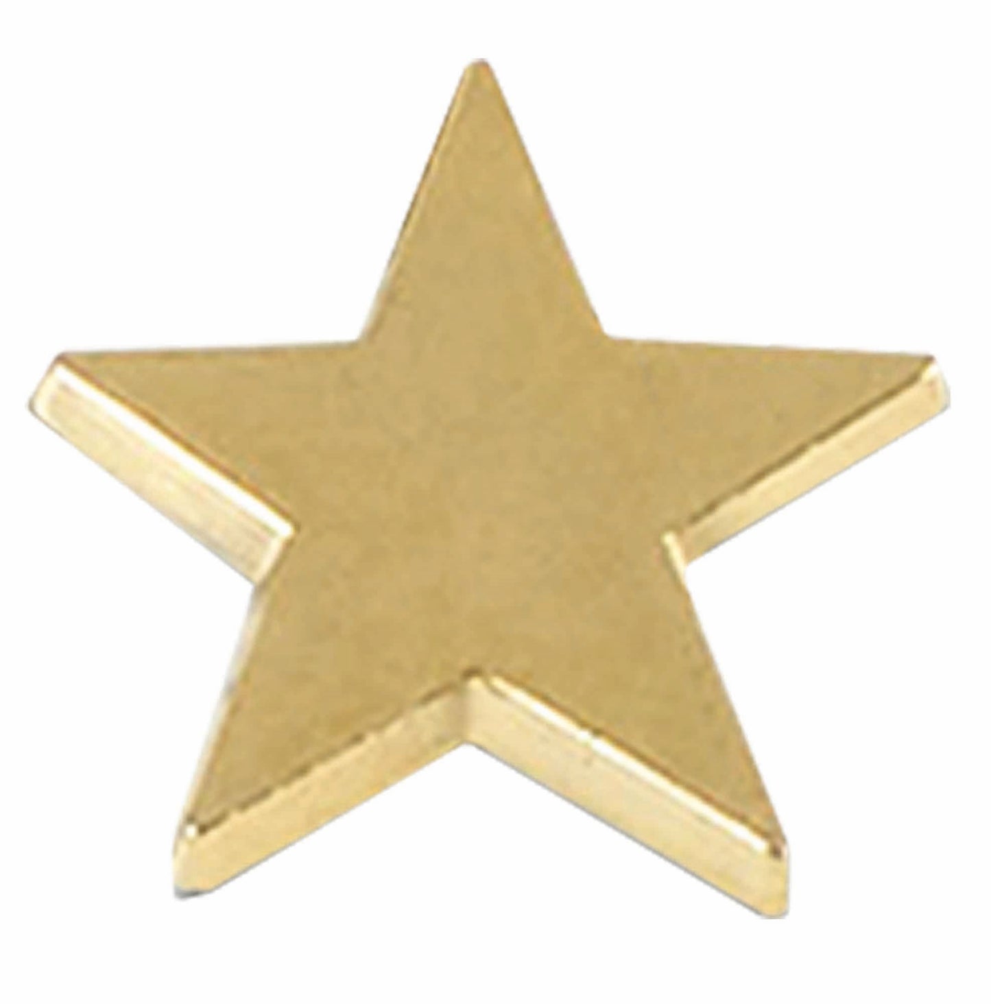 Gold 16mm Star Lapel Badge