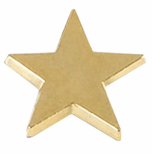 Gold 16mm Star Lapel Badge