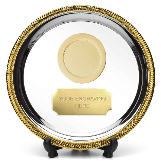 Sierra Gold Custom Logo Silver Salver 10cm (4")
