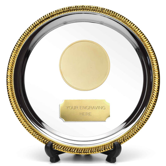 Sierra Gold Custom Logo Silver Salver 15cm (6")